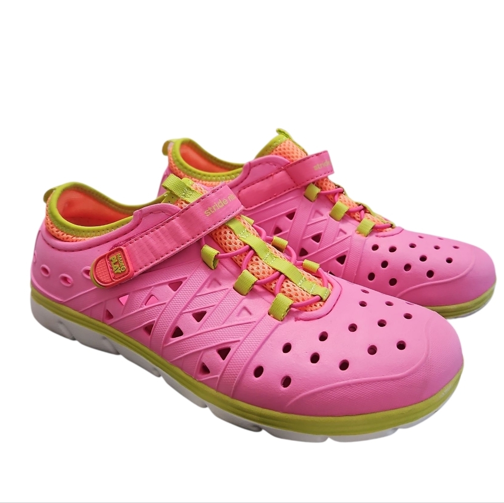 Stride Rite Made 2 Play Pink Outdoors Water Shoes Sz 4 Youth